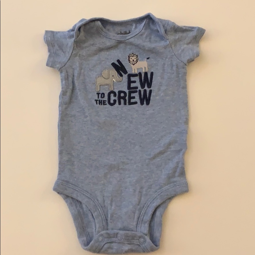 New to the crew onesie